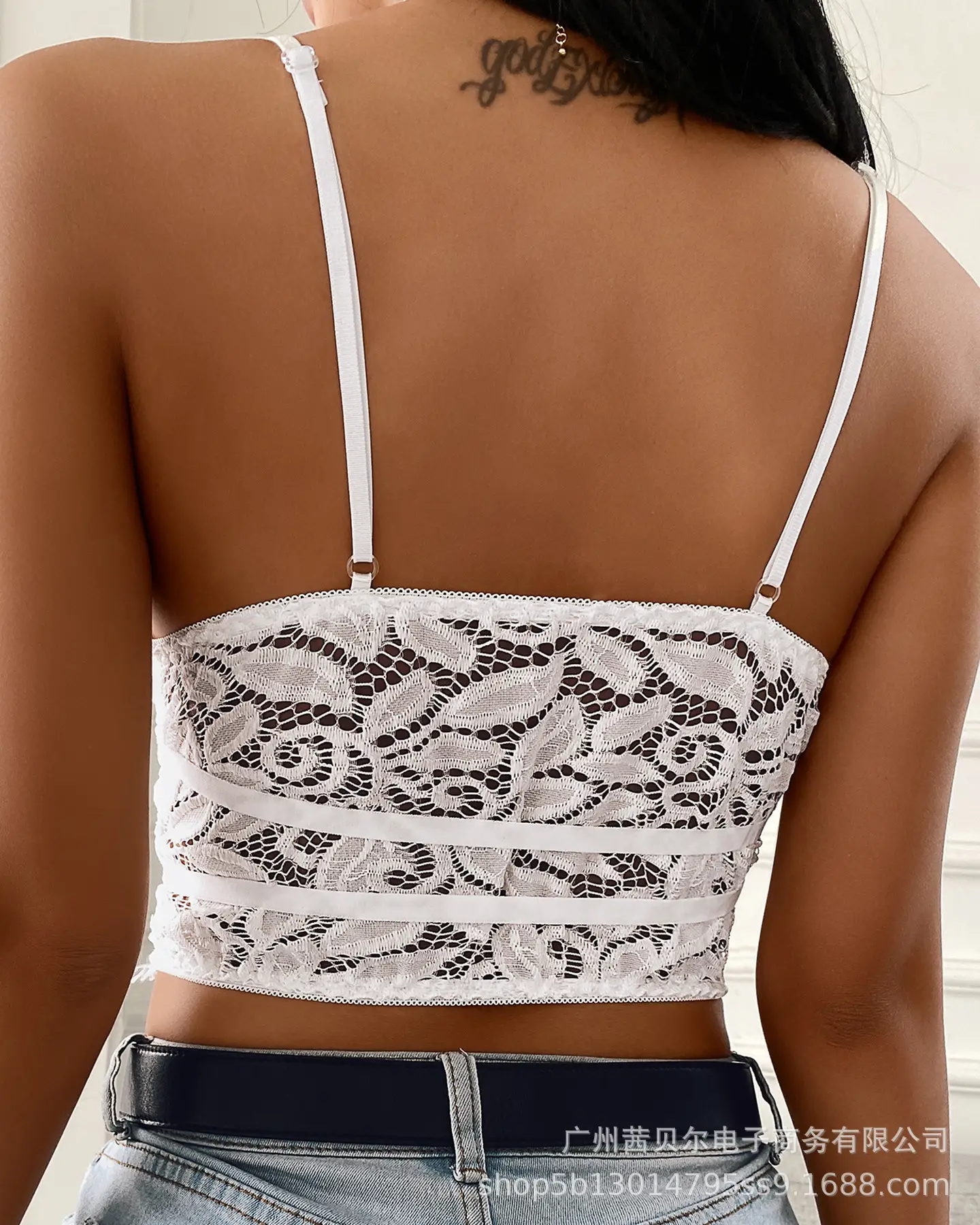 Women's Floral Lace Underwear Vest FR220 Series — feature 13
