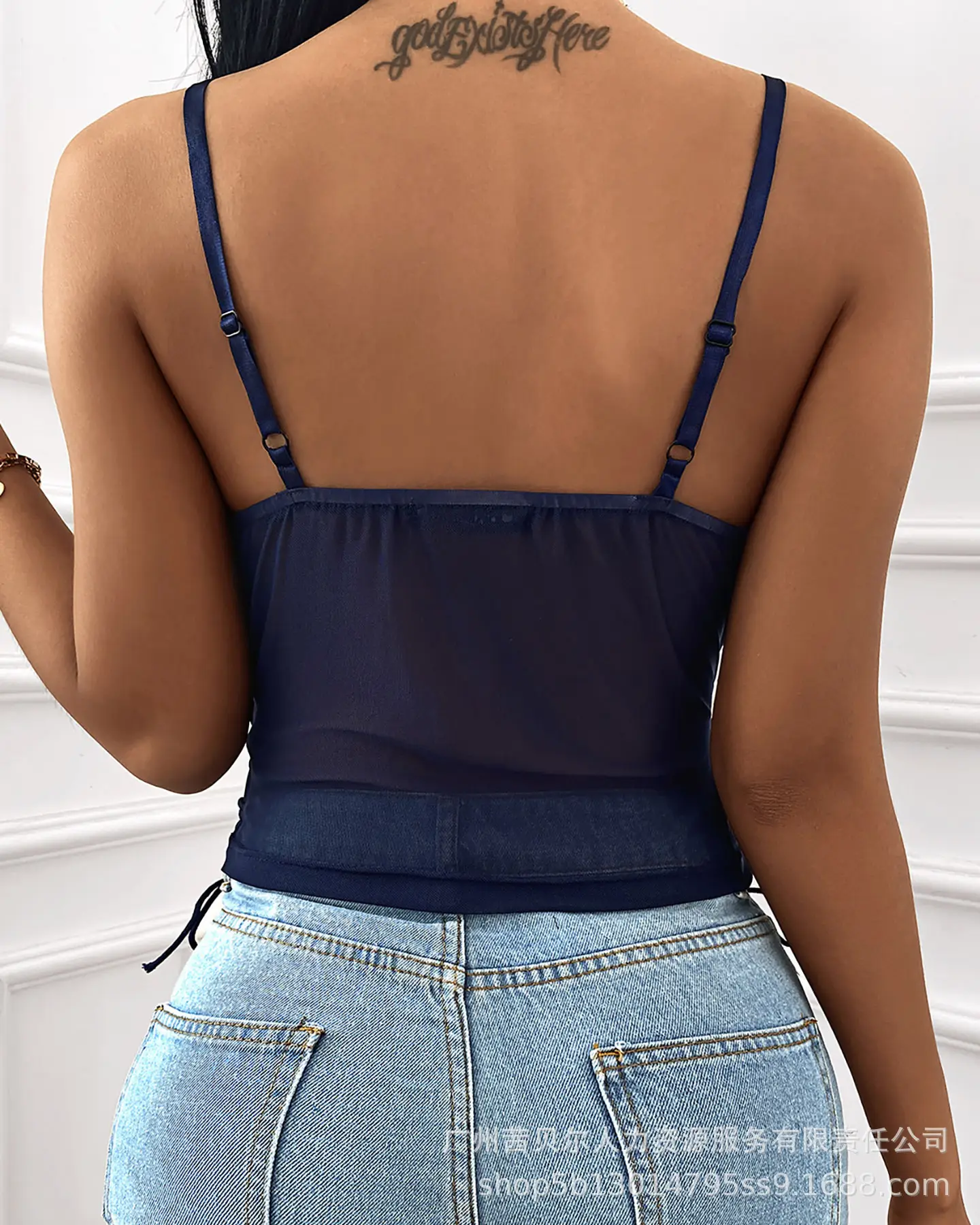 Women's Floral Lace Underwear Vest FR220 Series — feature 16