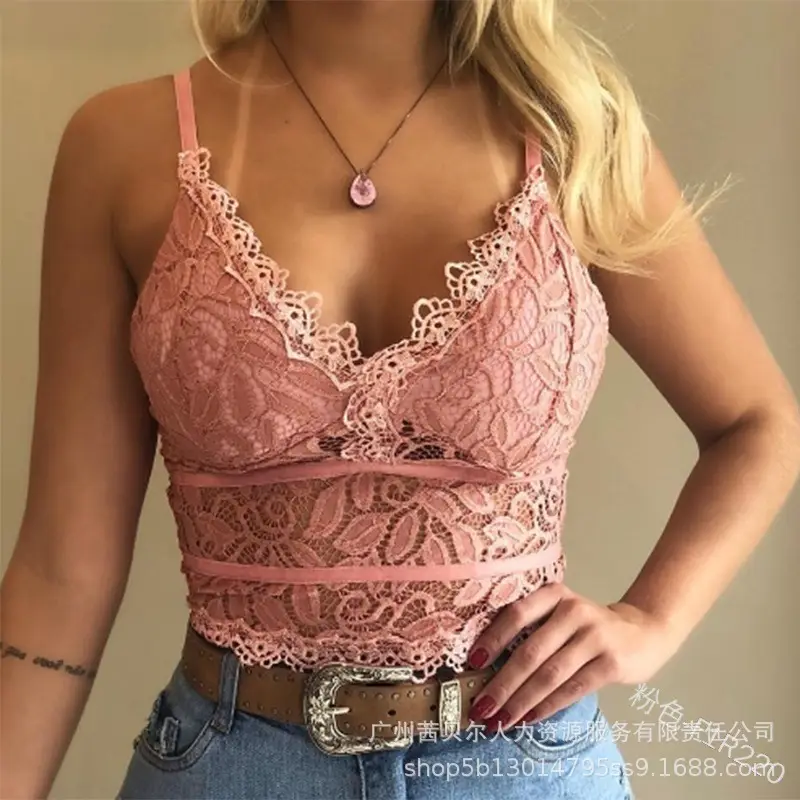 Women's Floral Lace Underwear Vest FR220 Series — feature 7