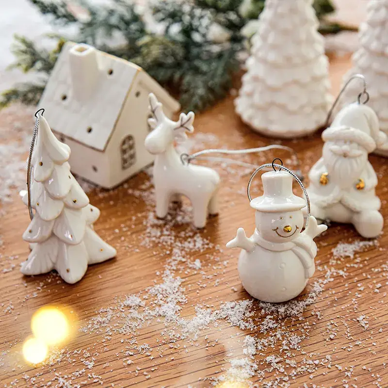 Nuchi Mini Snowman Christmas Pendant 5.9cm - Image 11