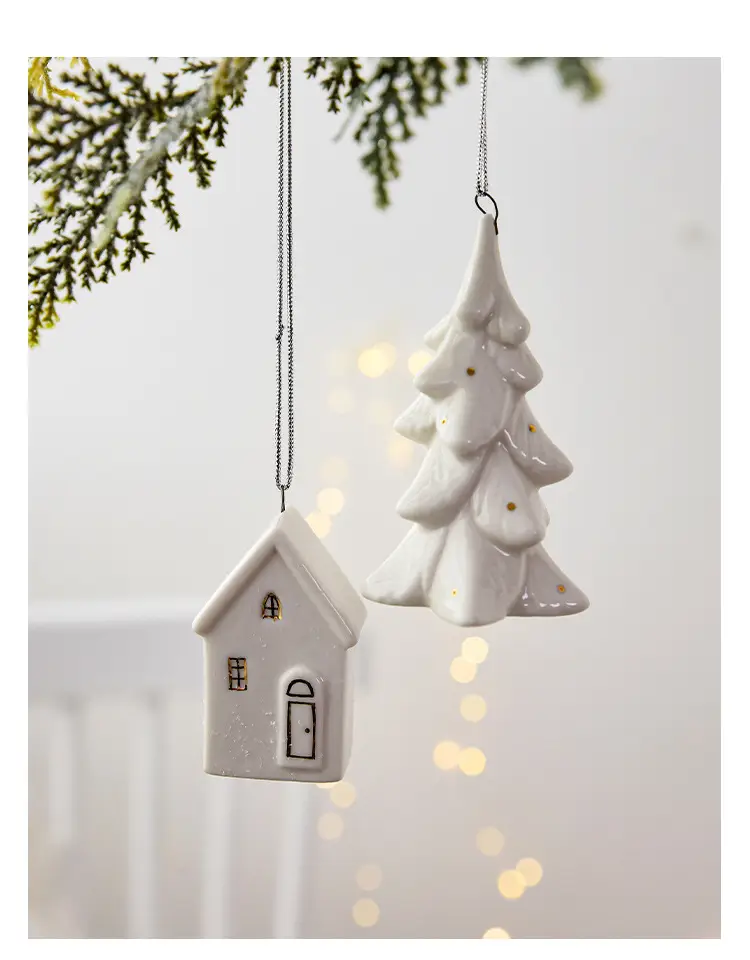 Nuchi Mini Snowman Christmas Pendant 5.9cm — feature 10