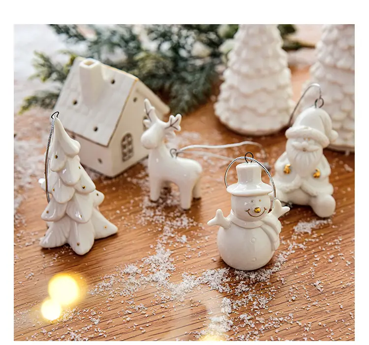 Nuchi Mini Snowman Christmas Pendant 5.9cm — feature 8