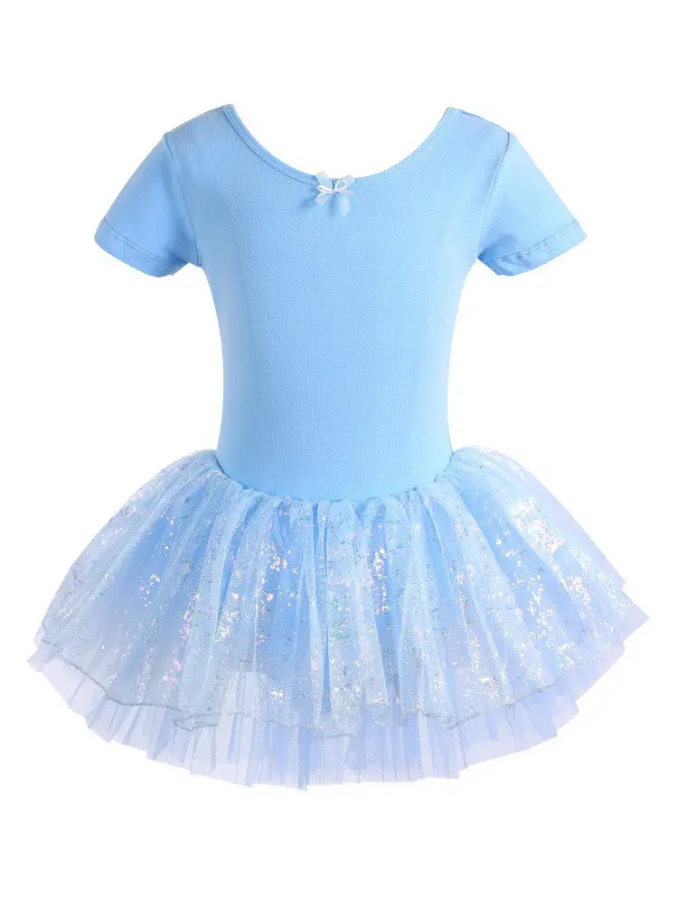 Pink Chiffon Ballet Skirt for Girls Spring Summer Dance Wear - Image 10