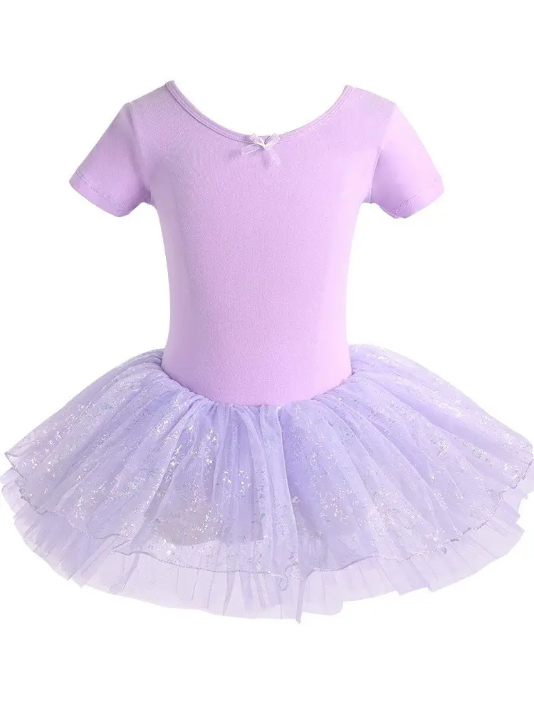 Pink Chiffon Ballet Skirt for Girls Spring Summer Dance Wear - Image 11