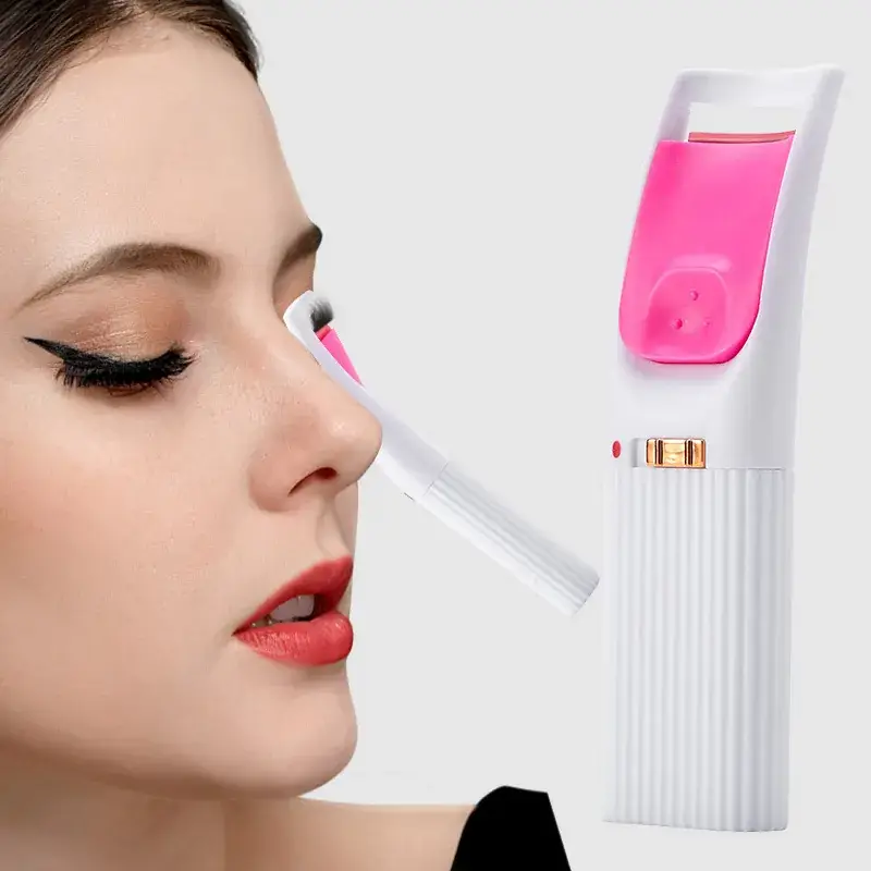 Rechargeable Mini Eyelash Curler Red