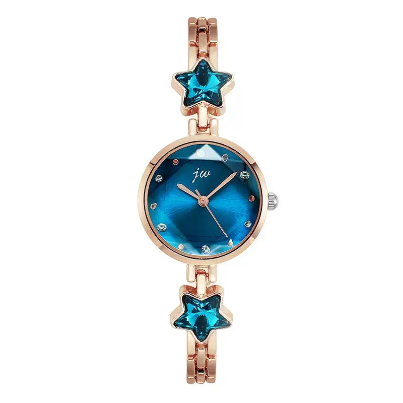 Women's Starfish Design Watch with Green Gemstones - Image 7