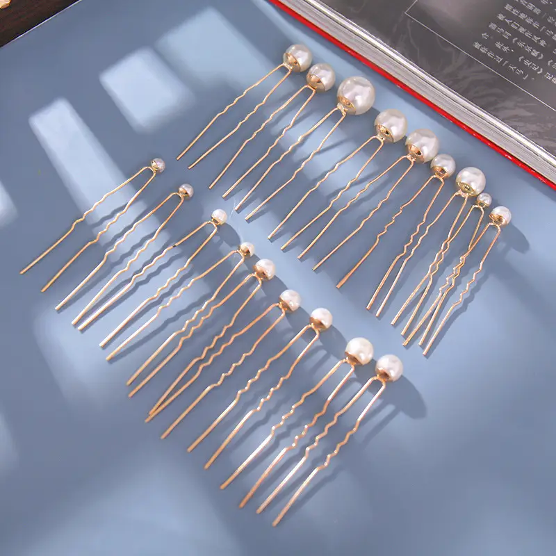 Pearl Hairpins Ancient Updo Ornament