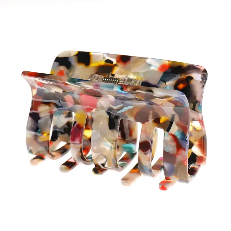 Leopard Print Hair Clip with Grip & Weight - Image 9
