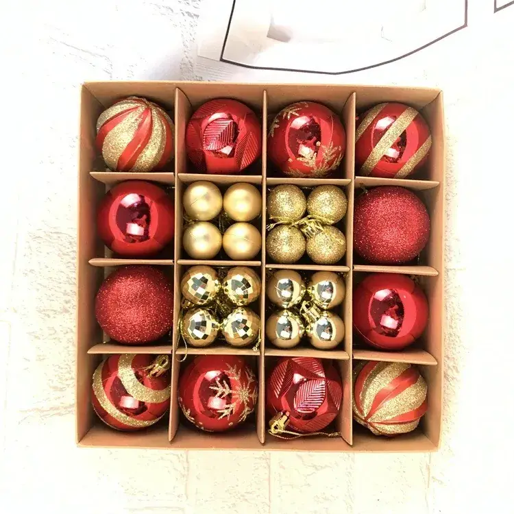 2021 Christmas Ball Decor 3cm 44 Piece Box
