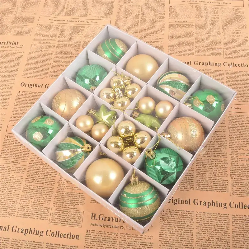 2021 Christmas Ball Decor 3cm 44 Piece Box
