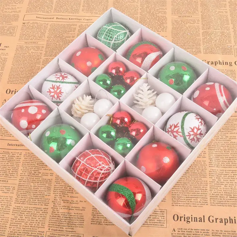 2021 Christmas Ball Decor 3cm 44 Piece Box