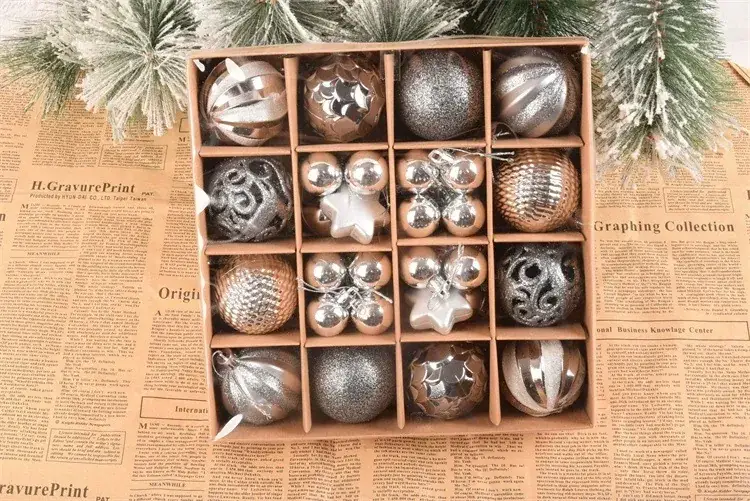 2021 Christmas Ball Decor 3cm 44 Piece Box