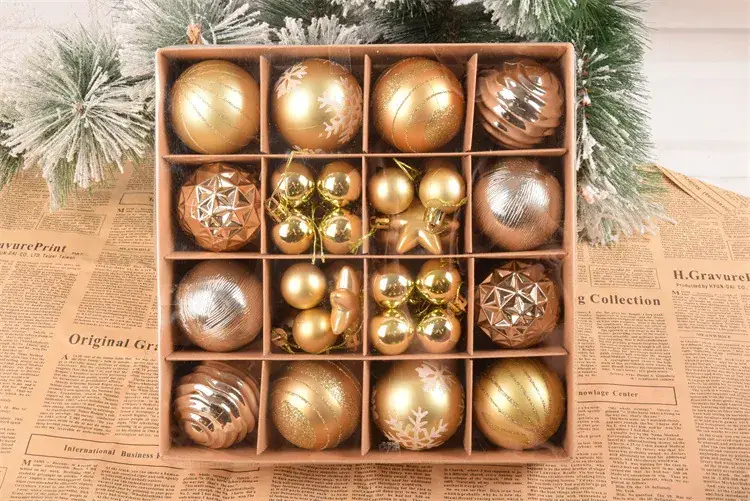 2021 Christmas Ball Decor 3cm 44 Piece Box