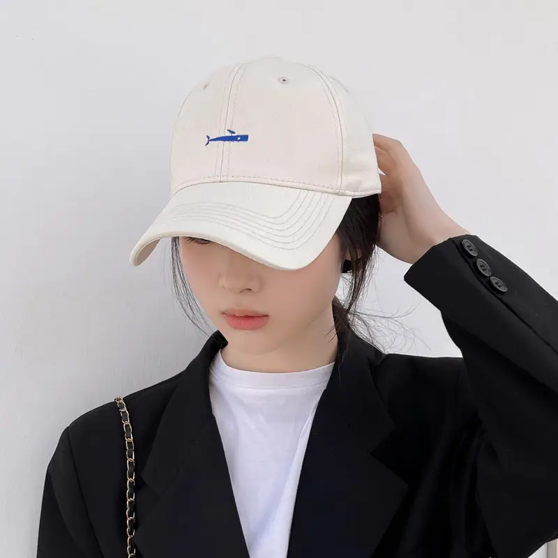Women's K-Style Baseball Cap Sunshade Yellow