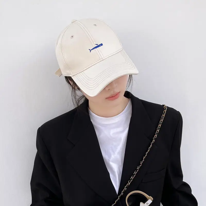 Women's K-Style Baseball Cap Sunshade Yellow