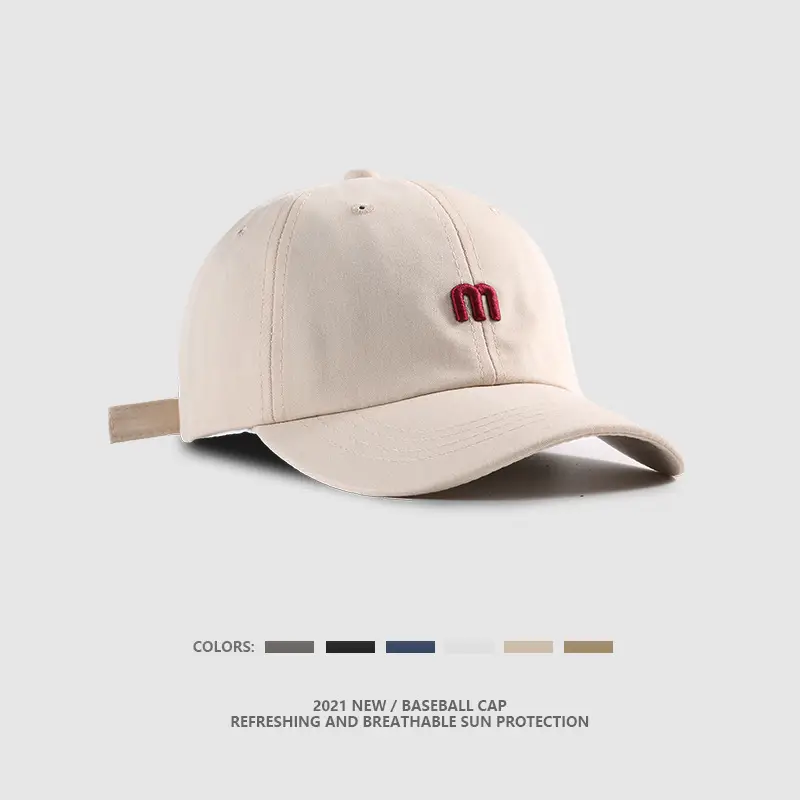 Women's K-Style Baseball Cap Sunshade Yellow