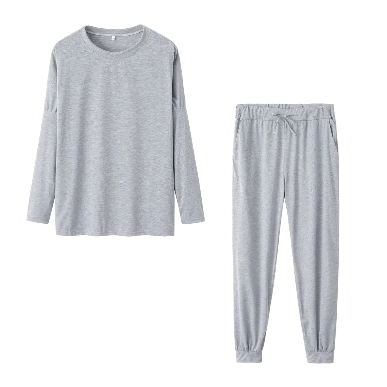 Women Grey 2-Piece Loose Casual Suit 2024 — feature 22