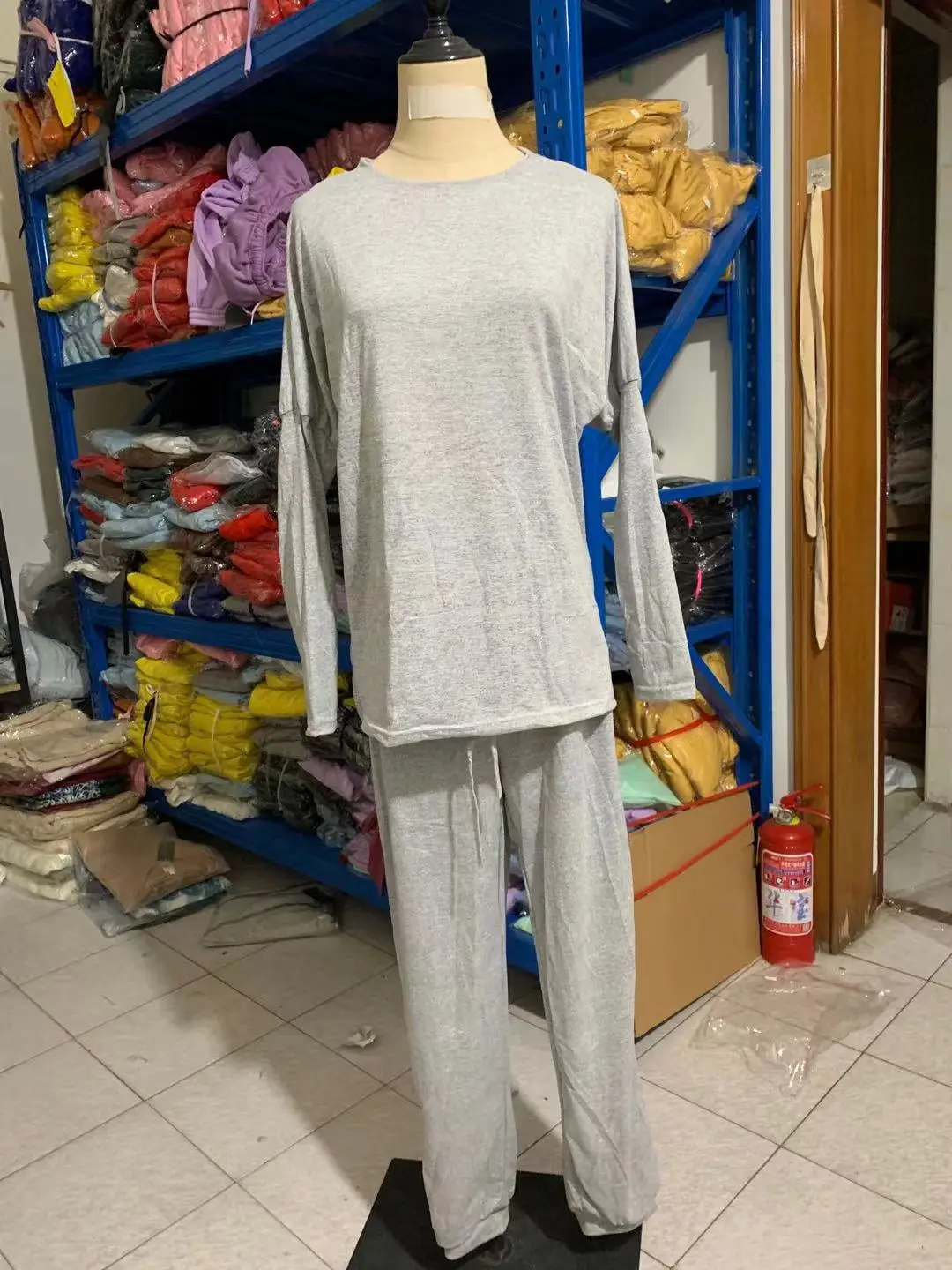 Women Grey 2-Piece Loose Casual Suit 2024 — feature 30