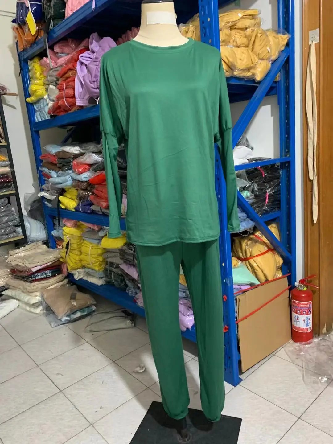 Women Grey 2-Piece Loose Casual Suit 2024 — feature 34