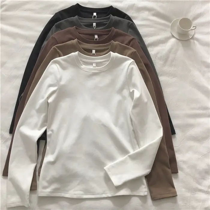 Women Velvet Warm T-Shirt Winter Slim Fit — feature 10