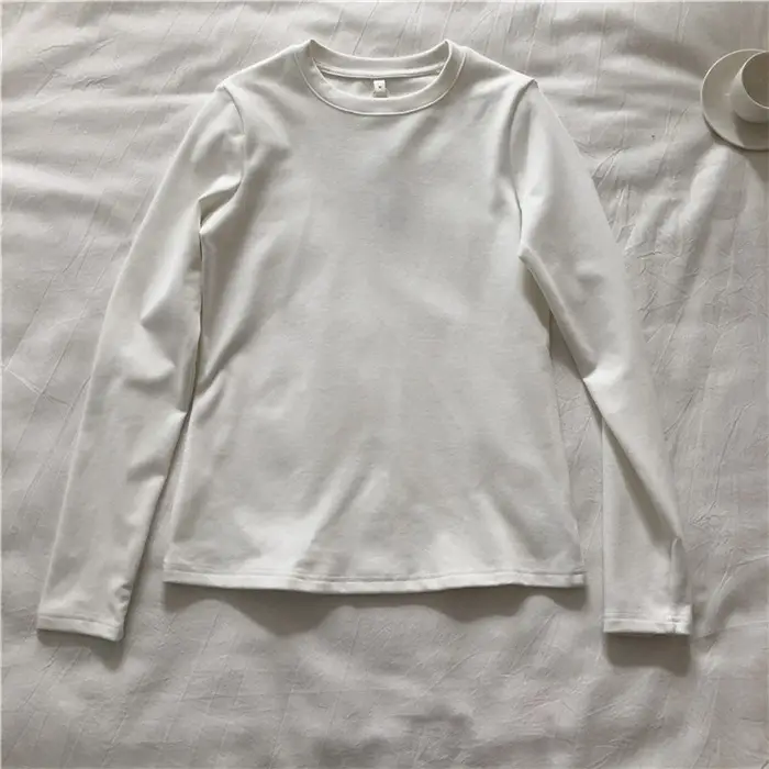 Women Velvet Warm T-Shirt Winter Slim Fit — feature 12