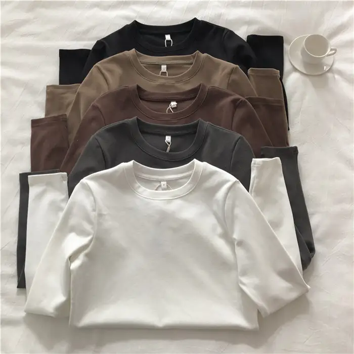 Women Velvet Warm T-Shirt Winter Slim Fit — feature 3