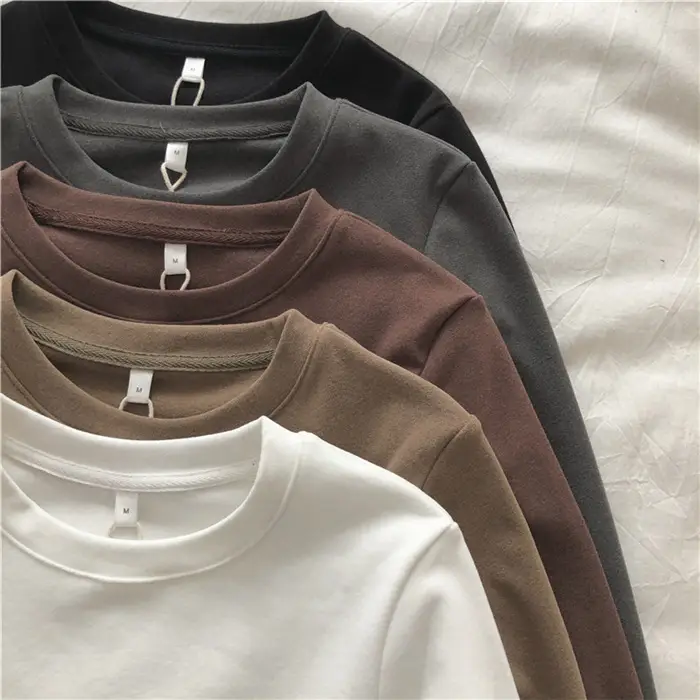 Women Velvet Warm T-Shirt Winter Slim Fit — feature 4