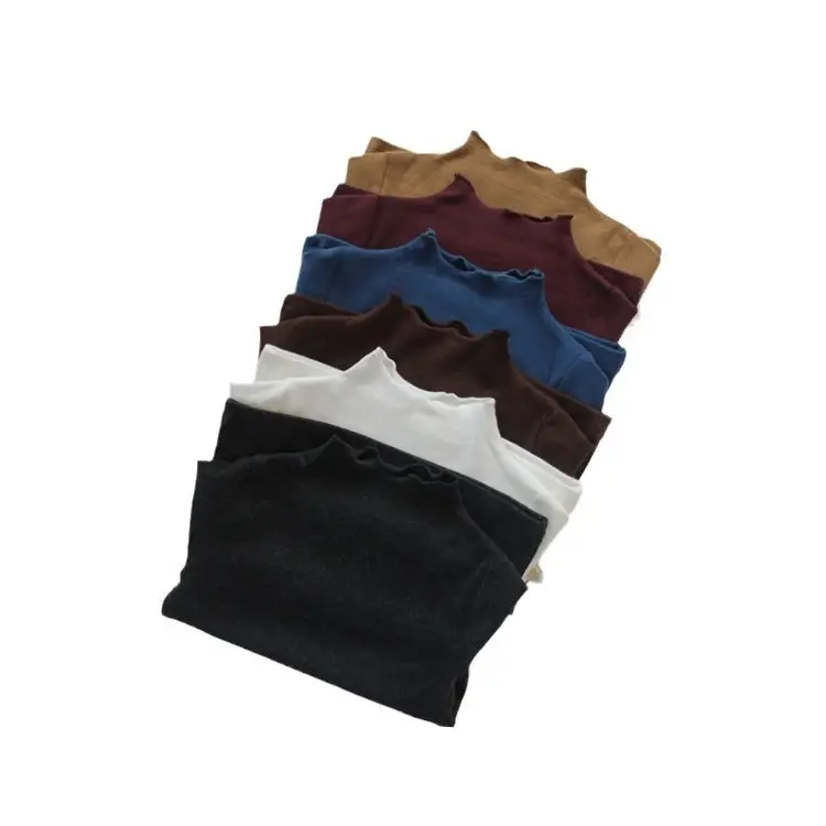 Korean Style Long Sleeve Kids Turtlenege Tops Set - Image 10