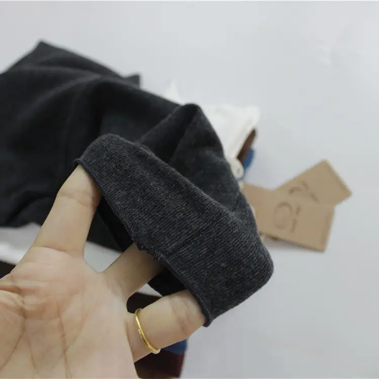 Korean Style Long Sleeve Kids Turtlenege Tops Set — feature 11