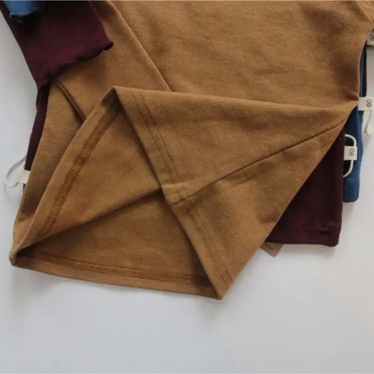 Korean Style Long Sleeve Kids Turtlenege Tops Set — feature 15