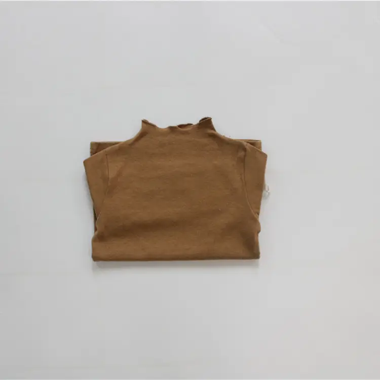 Korean Style Long Sleeve Kids Turtlenege Tops Set - Image 3
