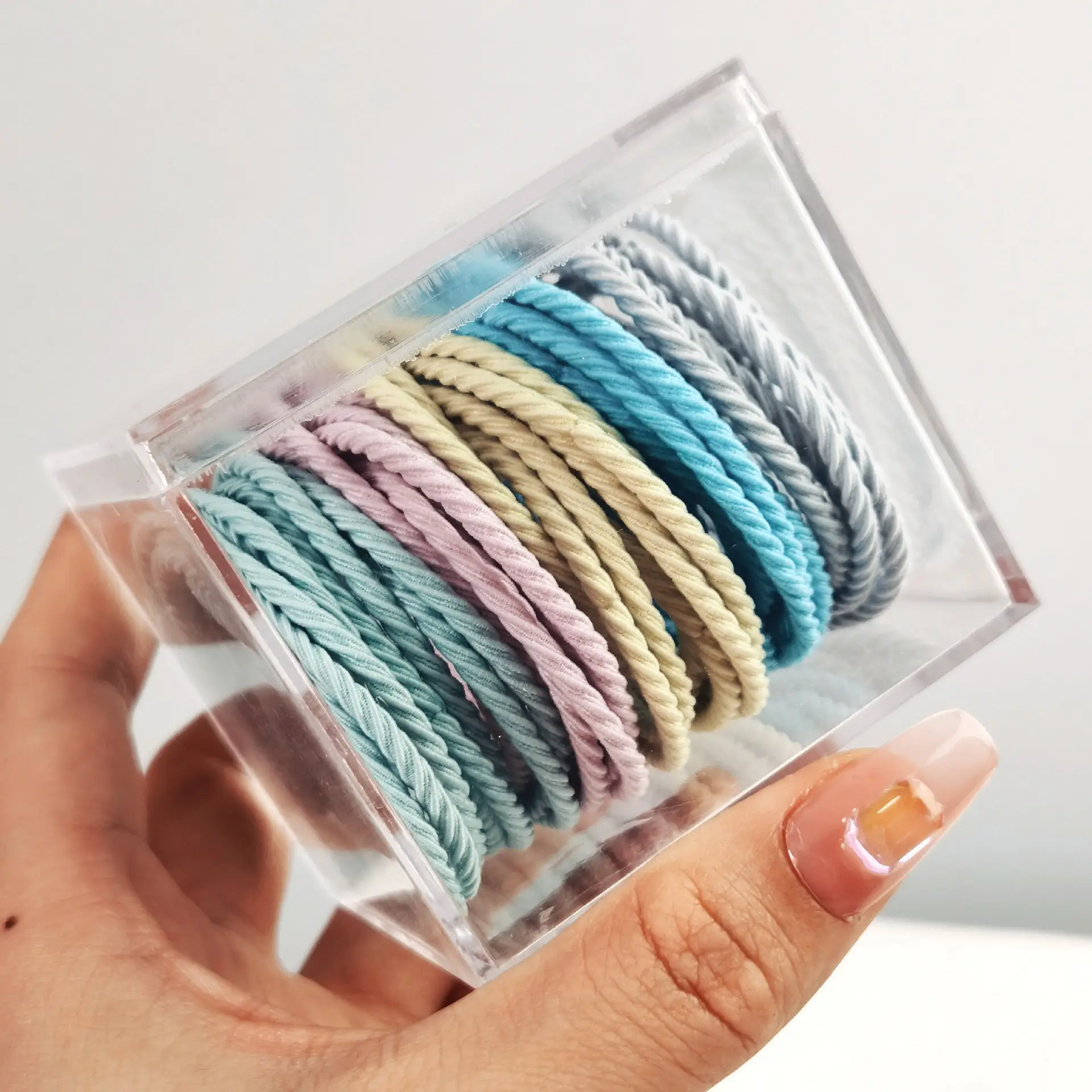 50 Pcs Korean Hair Accessories High Elastic Rubber Bands - Image 2