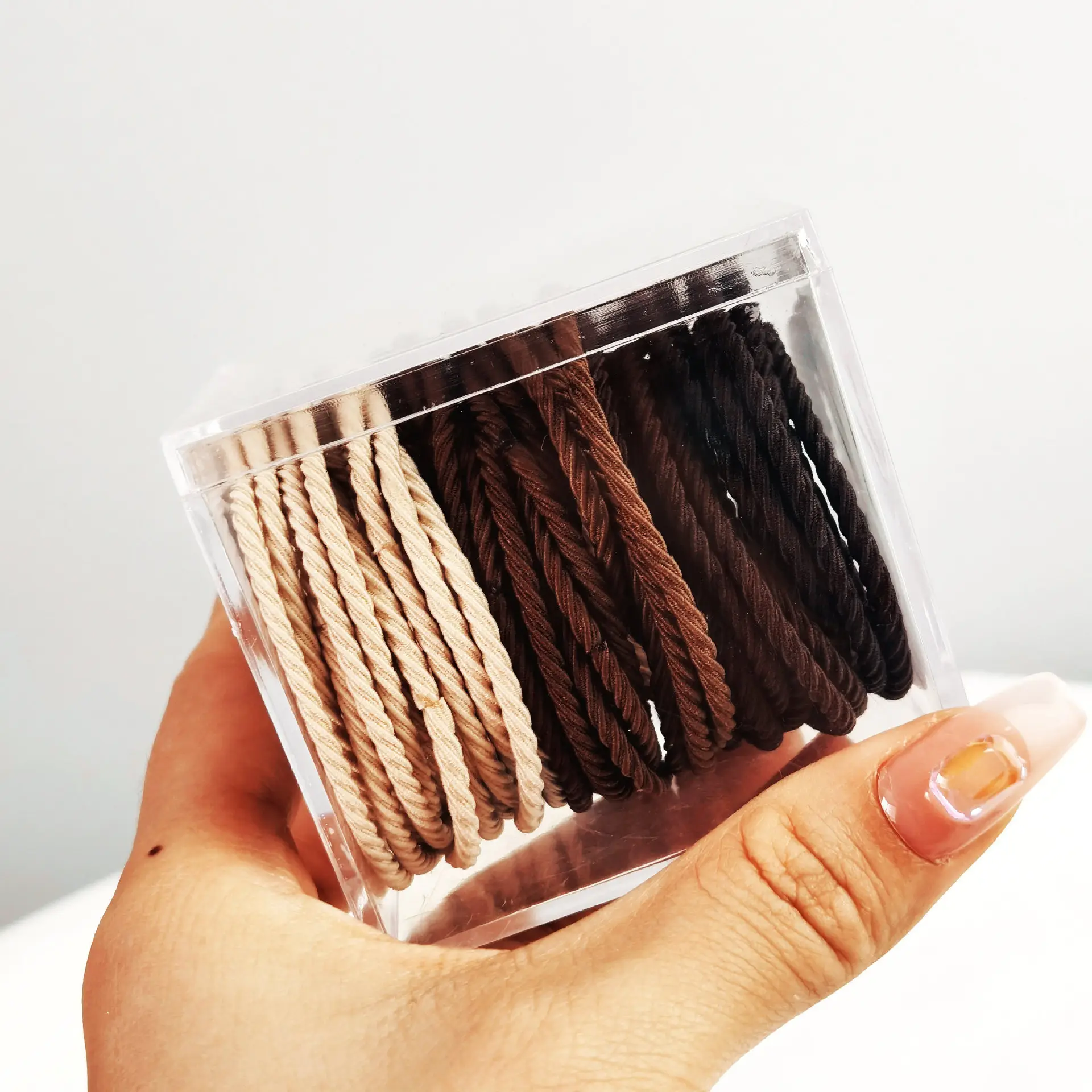 50 Pcs Korean Hair Accessories High Elastic Rubber Bands - Image 3