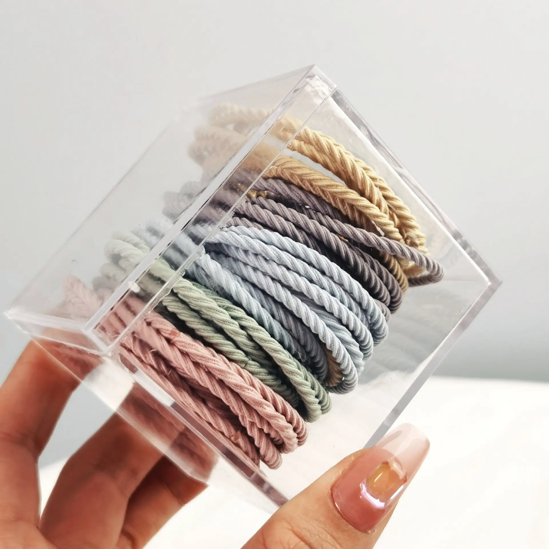 50 Pcs Korean Hair Accessories High Elastic Rubber Bands - Image 4
