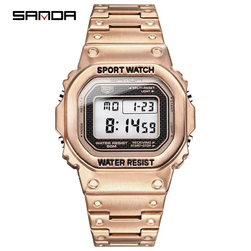 Sanda Women's Digital Watch with 4 Colors - Image 3