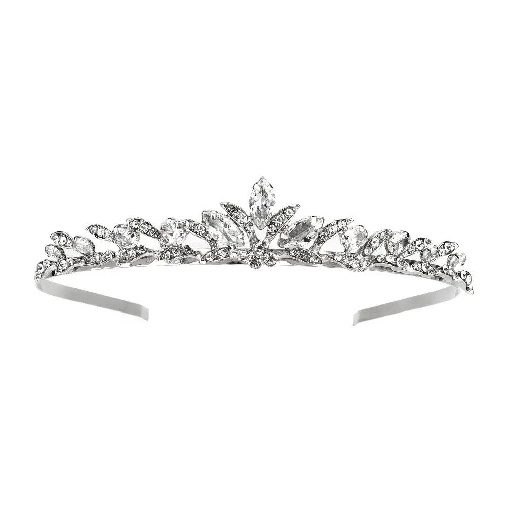 Zircon Crown Headband for Bridal Party Wedding Cake Decoration - Image 6