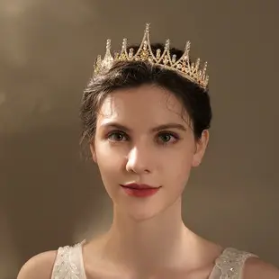 Zircon Crown Headband for Bridal Party Wedding Cake Decoration — feature 14