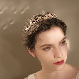 Zircon Crown Headband for Bridal Party Wedding Cake Decoration — feature 8