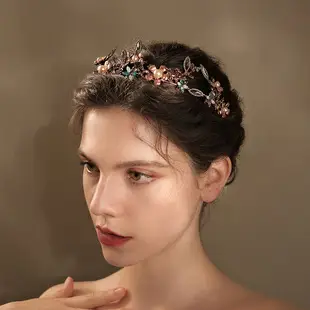 Zircon Crown Headband for Bridal Party Wedding Cake Decoration — feature 9