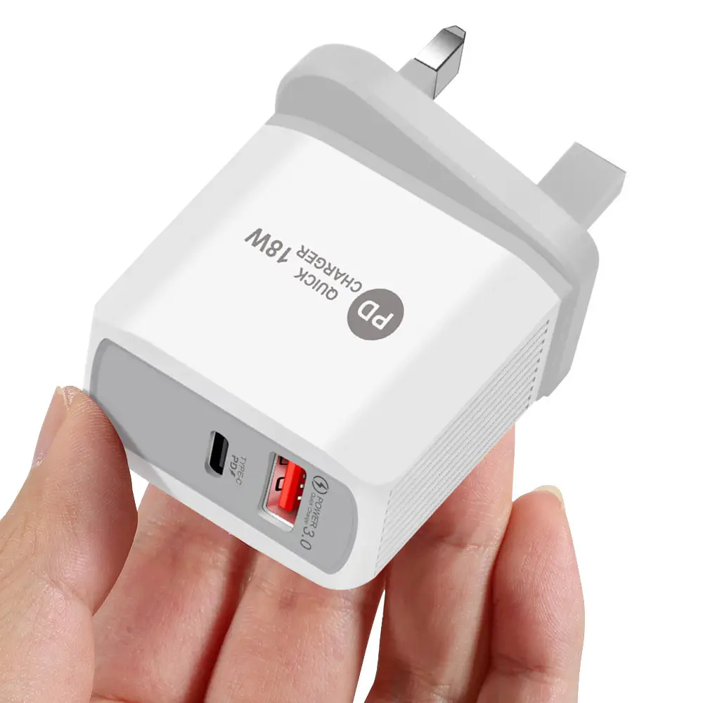 18W PD + QC3.0 Fast Charging Charger 3A - Image 3