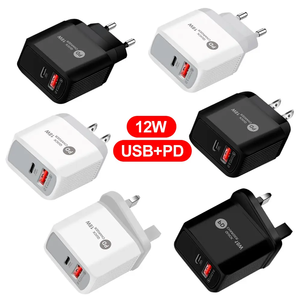 18W PD + QC3.0 Fast Charging Charger 3A - Image 5