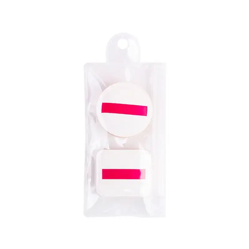 Triangle Cotton Candy Makeup Sponge Storage Box