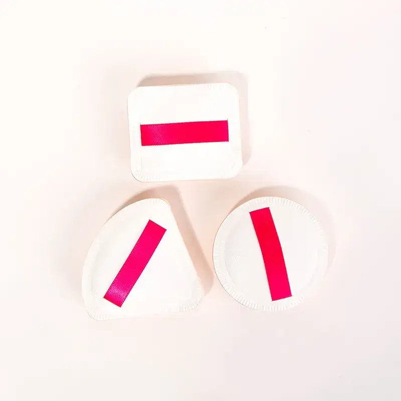 Triangle Cotton Candy Makeup Sponge Storage Box