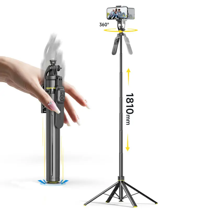 Tt18 Selfie Stick Tripod Stabilizer Gimbal Stand - Image 7