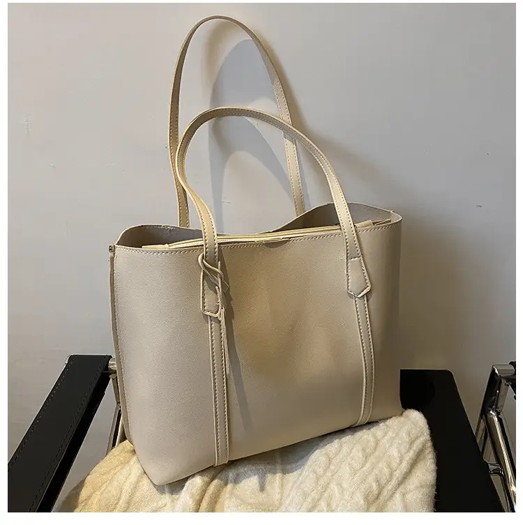 Women's Elegant Shoulder Bag Soft Leather Big Capacity 2021 - Image 4