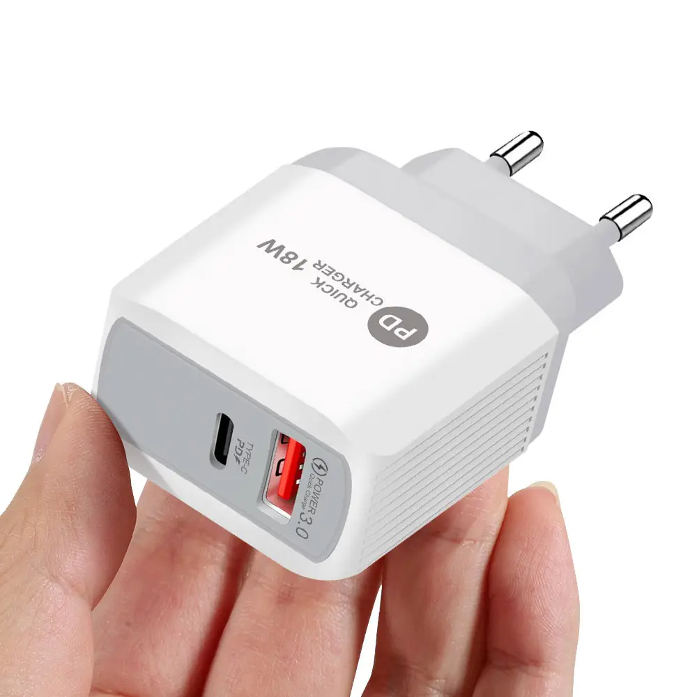 18W PD + QC3.0 Fast Charging Charger 3A - Image 2