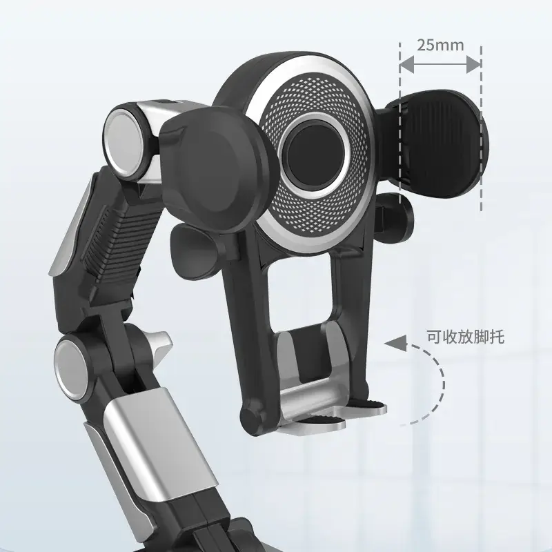 Multi-Function Car Phone Mount with Suction Cup & Shock Absorbing Arm - Image 12