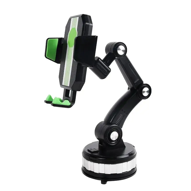 Multi-Function Car Phone Mount with Suction Cup & Shock Absorbing Arm - Image 2