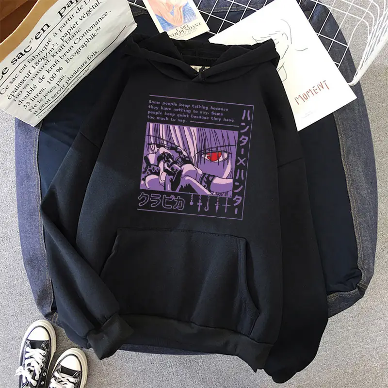 Women Cartoon Printed Hoodie Beige Thick Warm Winter - Image 10
