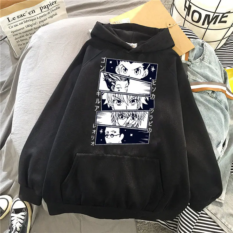 Women Cartoon Printed Hoodie Beige Thick Warm Winter - Image 15